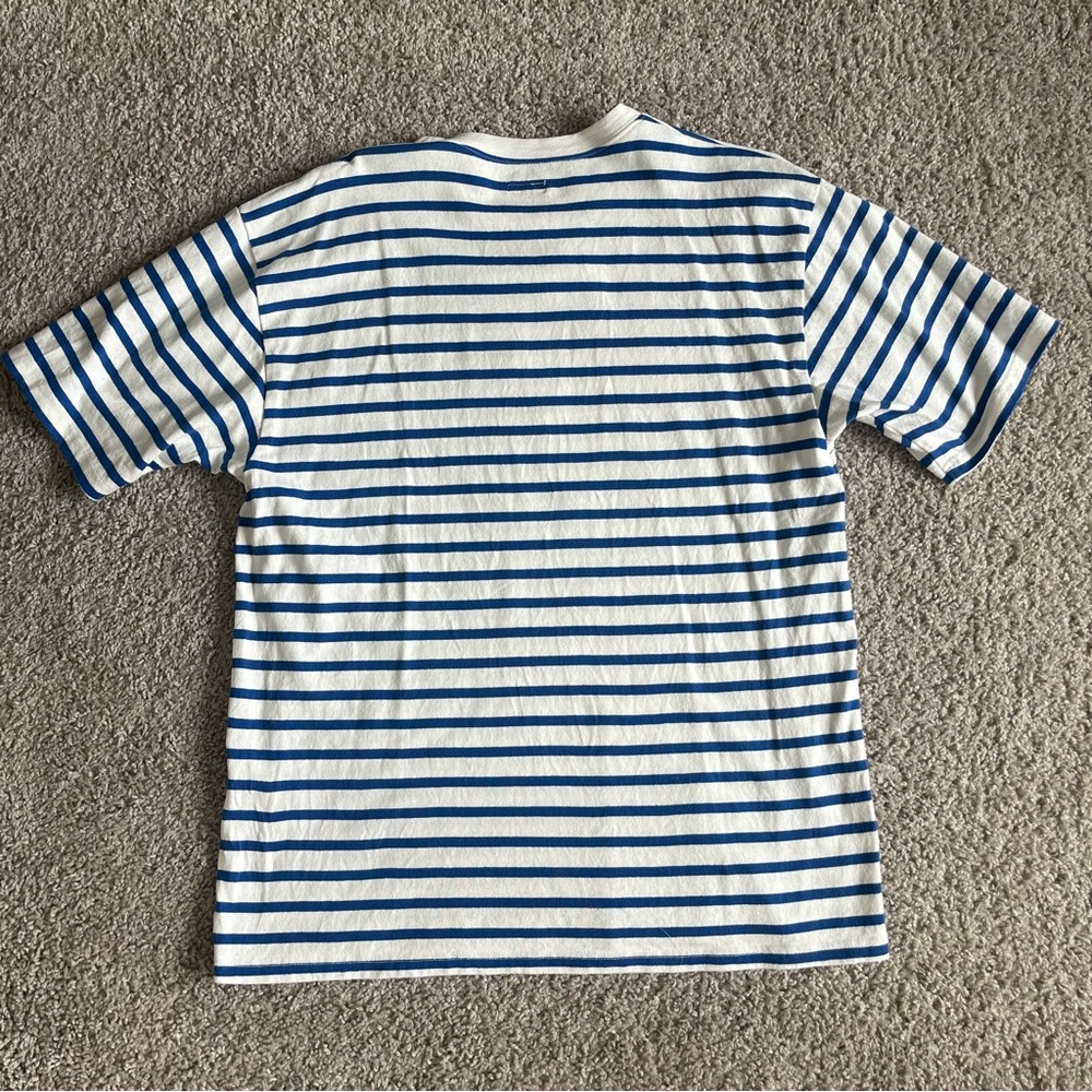 Kapital PITAL Striped Black Cats Jersey Tee T Shirt - Picture 7 of 8